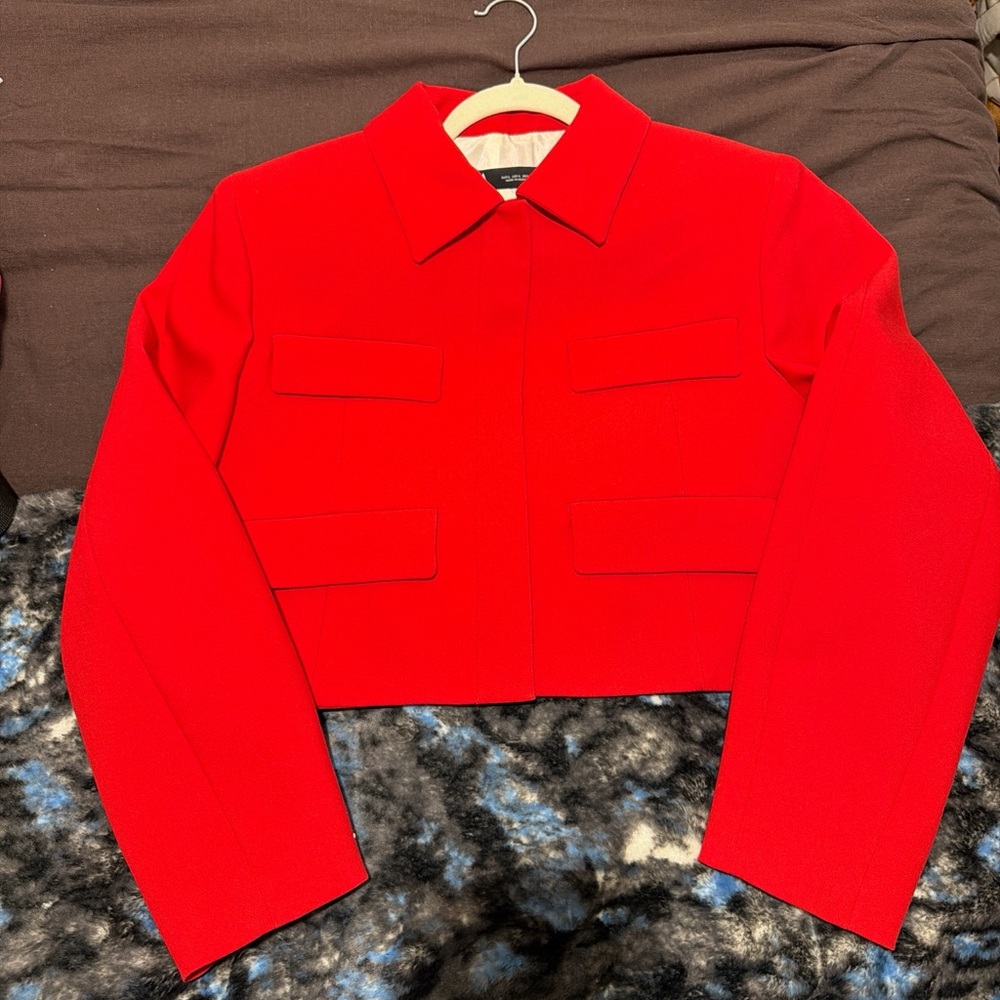 Zara Vibrant Red Women's Blazer